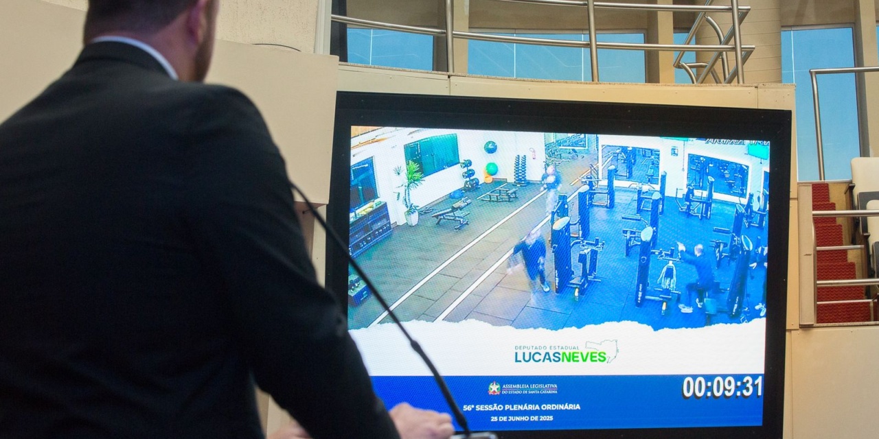 Deputado Lucas Neves defende policial penal que evitou tragédia em academia de Lages