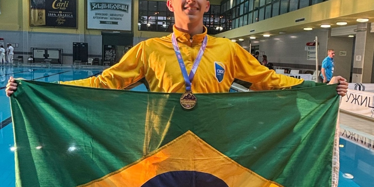 Lageano Gabriel Nerbass é convocado para representar o Brasil no Sul-Americano Juvenil de natação