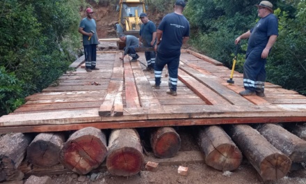 Comunidades residentes em área de divisa Lages-Palmeira contam com nova ponte