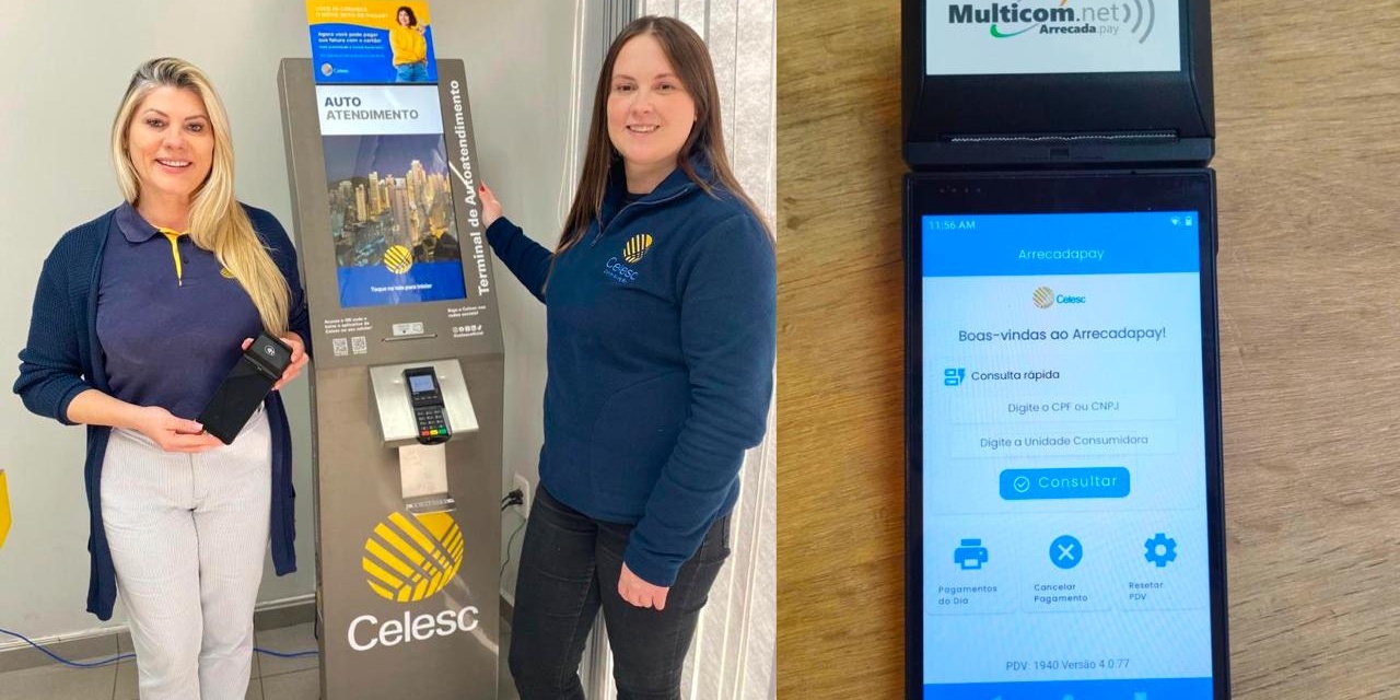 Pagamento com cartão já está disponível na loja da Celesc em Lages
