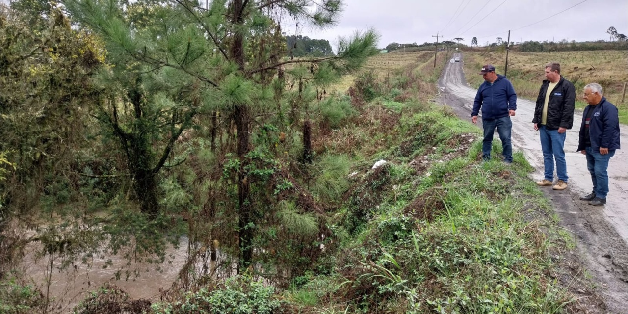 Chuvas causam danos na infraestrutura viária do interior do município de Lages