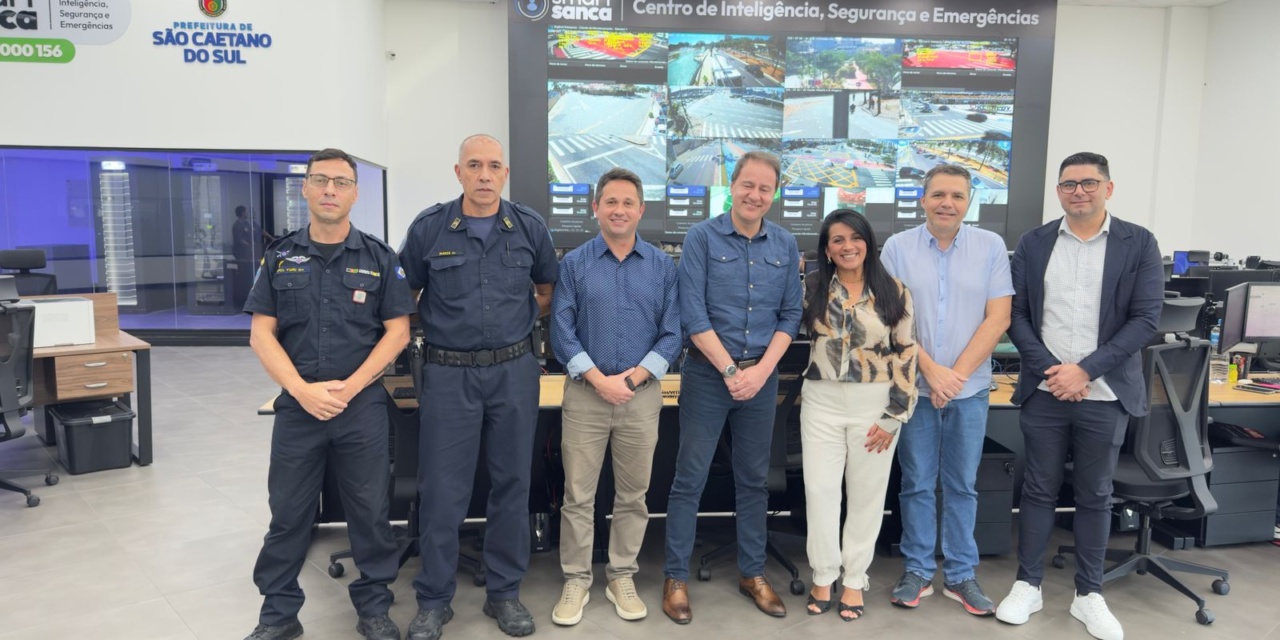 Prefeitura de Lages conhece soluções de mobilidade e segurança inteligente desenvolvidas pela cidade paulista São Caetano do Sul