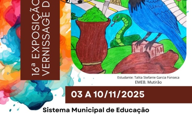Secretaria da Educação promove 16ª Exposição e Vernissage de Arte no início de novembro