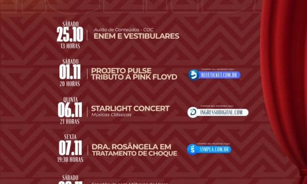 Teatro Marajoara recebe programação especial com grandes atrações neste fim de semana