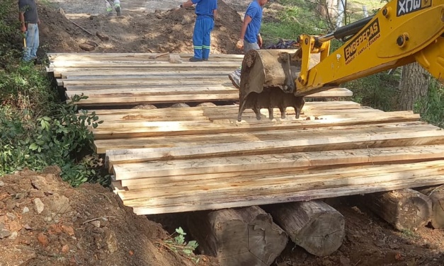 Ponte no bairro Tributo é totalmente reconstruída