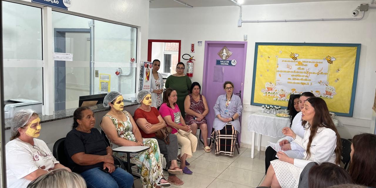 Campanha nacional Janeiro Branco sensibiliza população de Lages sobre cuidados com a saúde mental em mobilização da Secretaria Municipal da Saúde