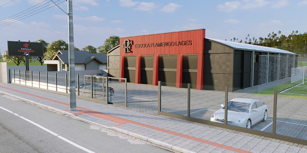 SindServ anuncia revitalização do Ginásio da Sede dos Pinheirinhos com a chegada da Escola do Flamengo Lages