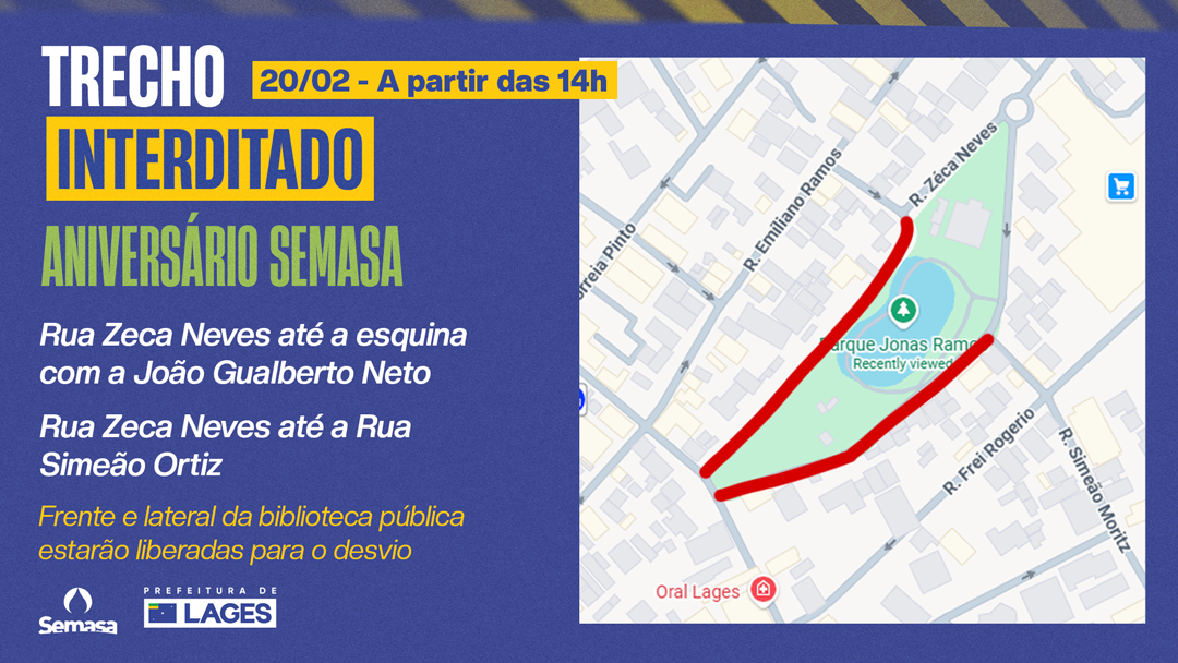 Aniversário da Semasa será marcado por uma tarde cheia de brincadeiras e educação ambiental no Tanque nesta sexta-feira