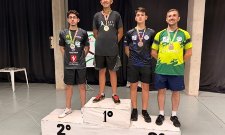 Almesc abre temporada 2026 com medalha no Circuito Estadual de Tênis de Mesa