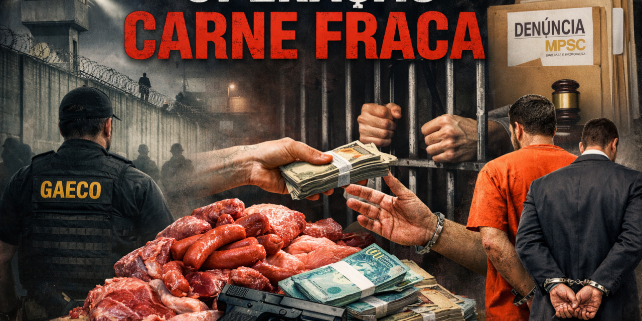 Operação Carne Fraca: Denúncia do MPSC cita associação criminosa e corrupção ativa e passiva em Presídio de Lages