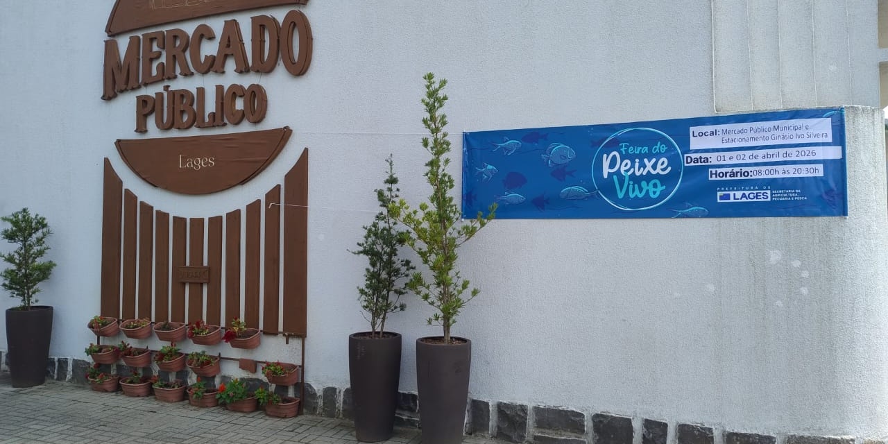 Feira do Peixe Vivo abrirá na quarta-feira, dia 1º de abril