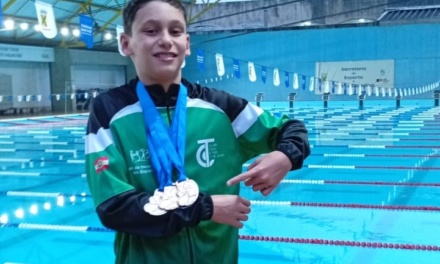 Nadador Miguel Viscardi Neto conquista quatro ouros e bate recorde em Santo André (SP)