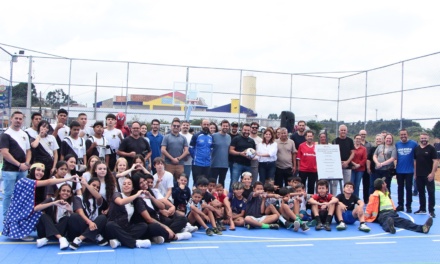 Prefeitura de Lages inaugura quadra poliesportiva no bairro Promorar