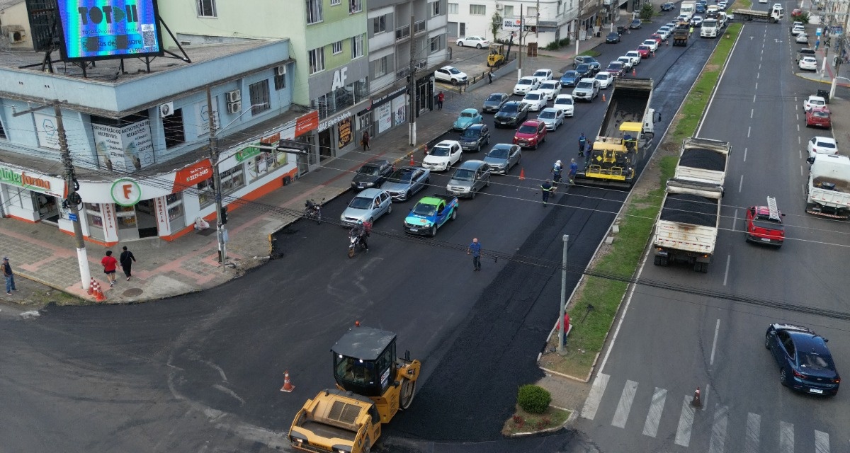 Recapeamento da avenida Presidente Vargas é concluído e marca avanço na mobilidade urbana de Lages