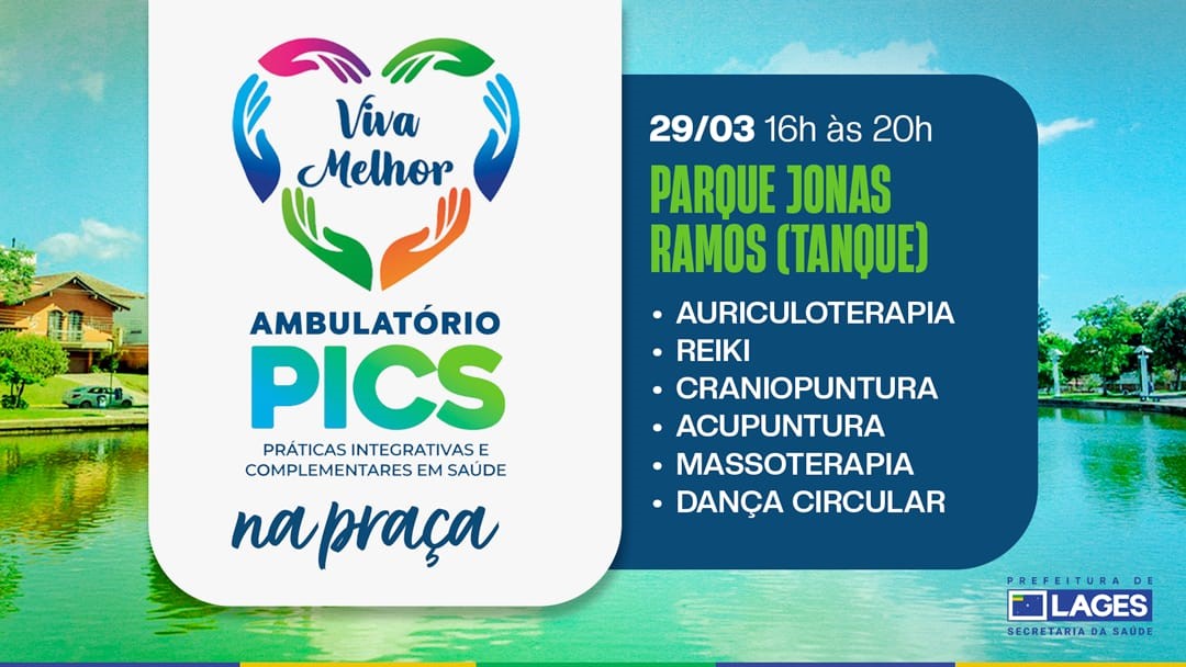 PICS na Praça leva práticas integrativas à comunidade neste domingo