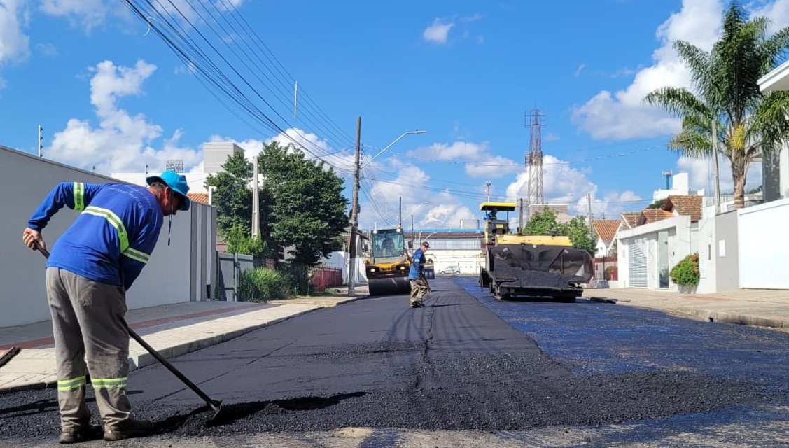 11 mil toneladas de massa asfáltica foram aplicadas nos primeiros 90 dias de 2026 em Lages