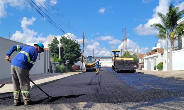 11 mil toneladas de massa asfáltica foram aplicadas nos primeiros 90 dias de 2026 em Lages