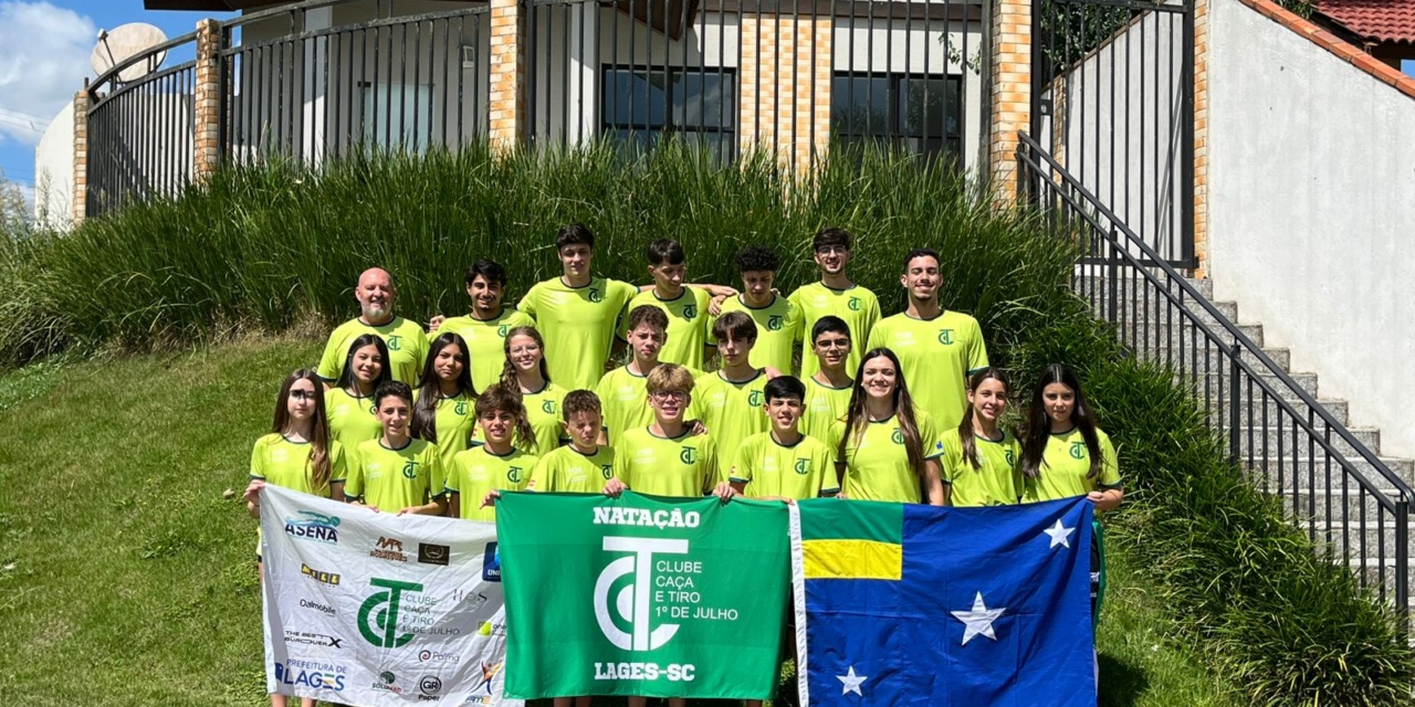 Equipe de Lages conquista 12 medalhas em torneio estadual de natação