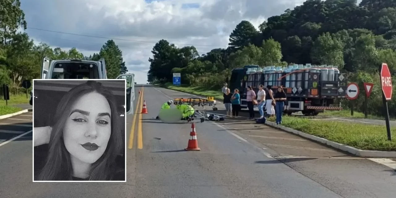 Jovem morre em colisão entre carro e moto na BR-116, em Capão Alto