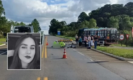Jovem morre em colisão entre carro e moto na BR-116, em Capão Alto