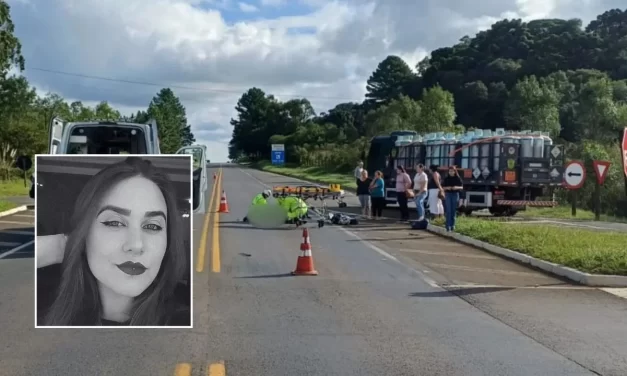 Jovem morre em colisão entre carro e moto na BR-116, em Capão Alto