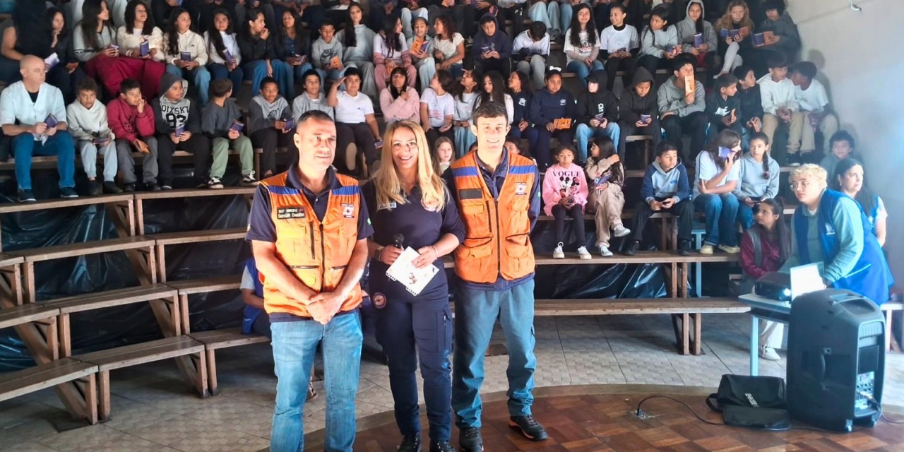 Mais de 360 alunos já participaram do Projeto Defesa Civil nas Escolas em Lages