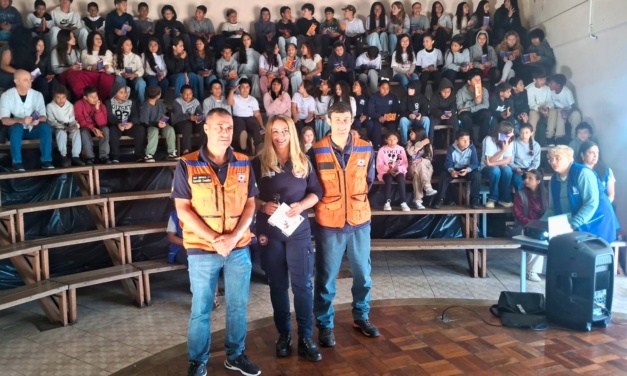 Mais de 360 alunos já participaram do Projeto Defesa Civil nas Escolas em Lages