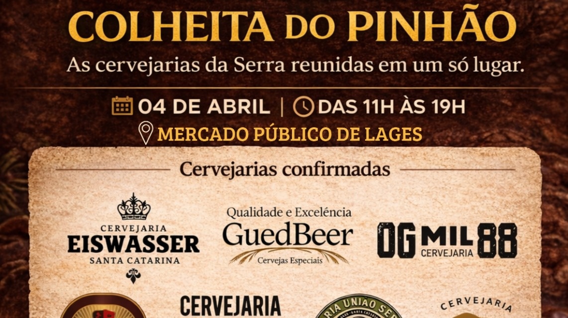 Stammtisch da Serra integra programação oficial de abertura da Colheita do Pinhão em Lages