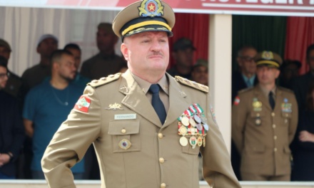 Passagem de Comando PMSC – Lages por Chico Ramos