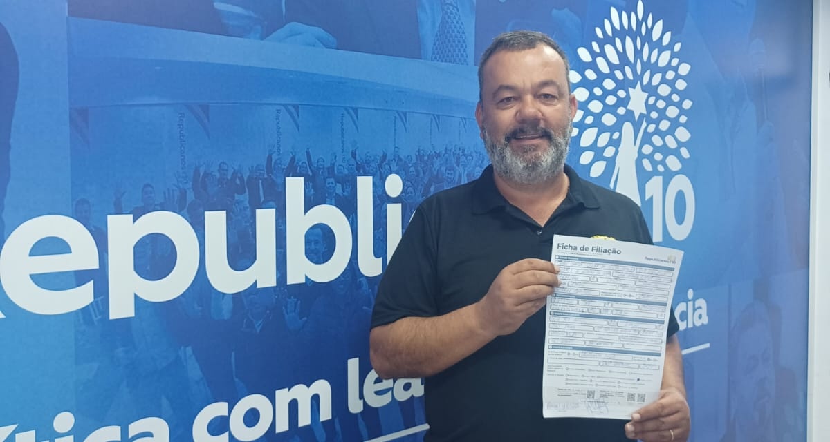 Sargento Sobrinho se filia ao Republicanos e anuncia pré-candidatura à Alesc