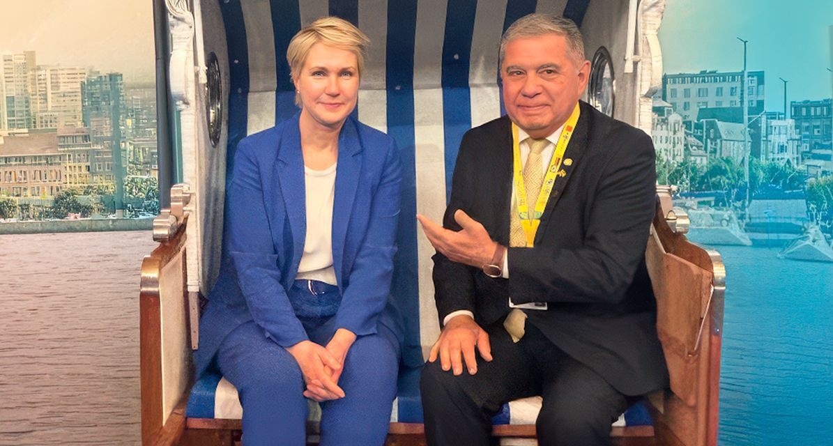 Mário Motta se reúne com ministra alemã e fortalece diálogo com empresários catarinenses na Hannover Messe
