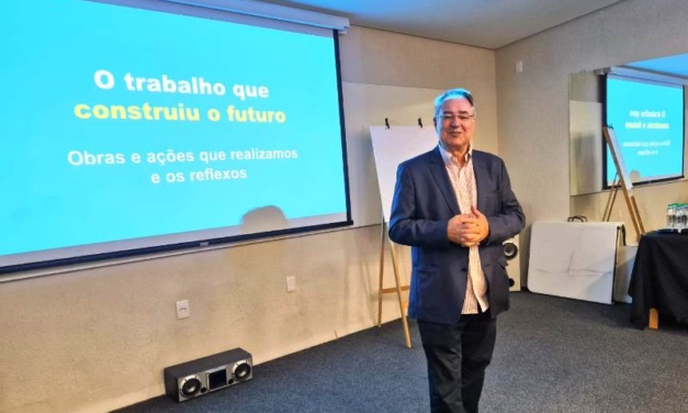 “O Trabalho que Construiu o Futuro”, palestra de Colombo para o Núcleo de Comunicação