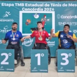 Atletas de Lages conquistam quatro medalhas em etapa do Circuito Estadual de Tênis de Mesa