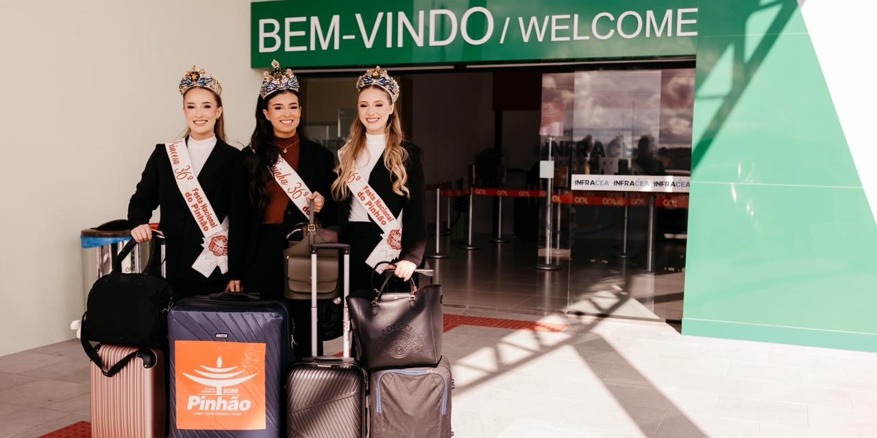 Comitiva da 36ª Festa Nacional do Pinhão embarca para São Paulo em ação de divulgação