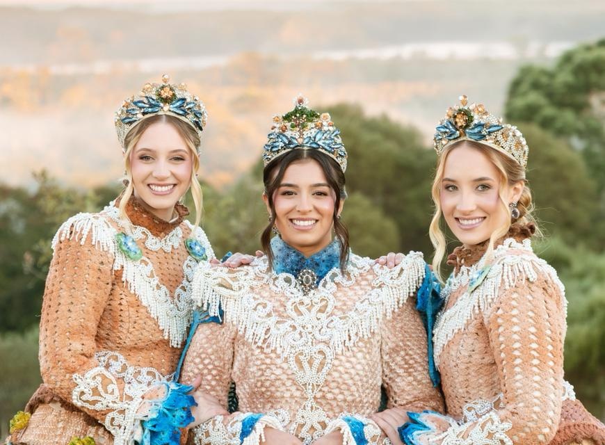 “As Guerreiras do Tempo” inspiram trajes da realeza da 36ª Festa Nacional do Pinhão
