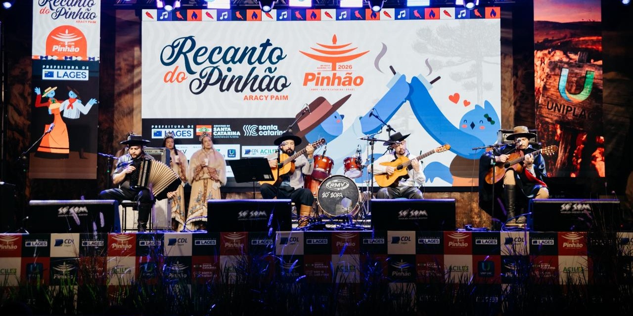 Terça-feira da 36ª Festa Nacional do Pinhão tem clima familiar, cultura serrana e música tradicionalista