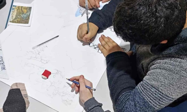 Estudantes transformam canções da Sapecada em galeria da cultura nativista