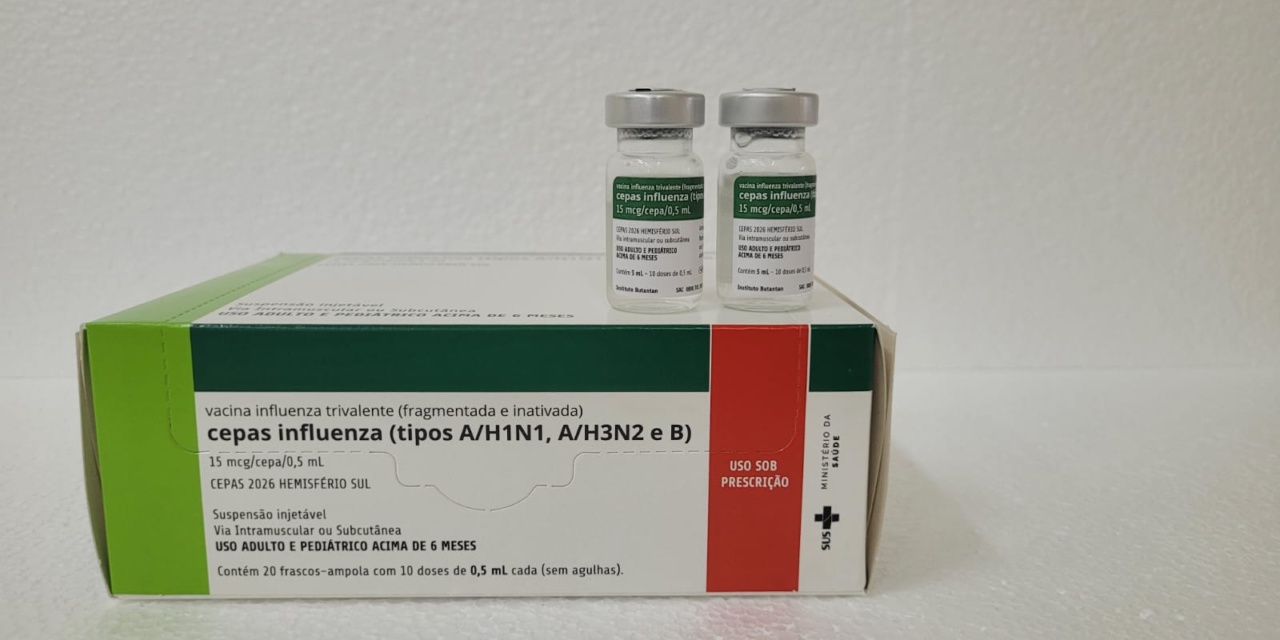 Secretaria da Saúde distribui novas doses da vacina contra a Influenza para reforço da imunização antes do inverno