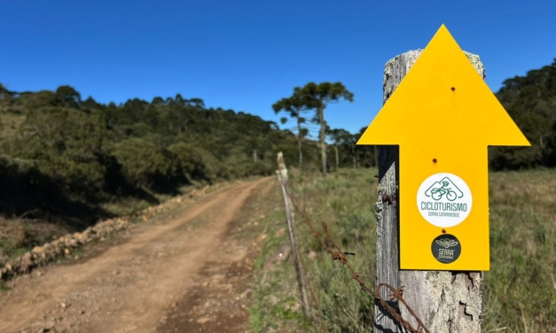Empreendedores do cicloturismo percorrem rota da Serra Catarinense em ação de integração do território