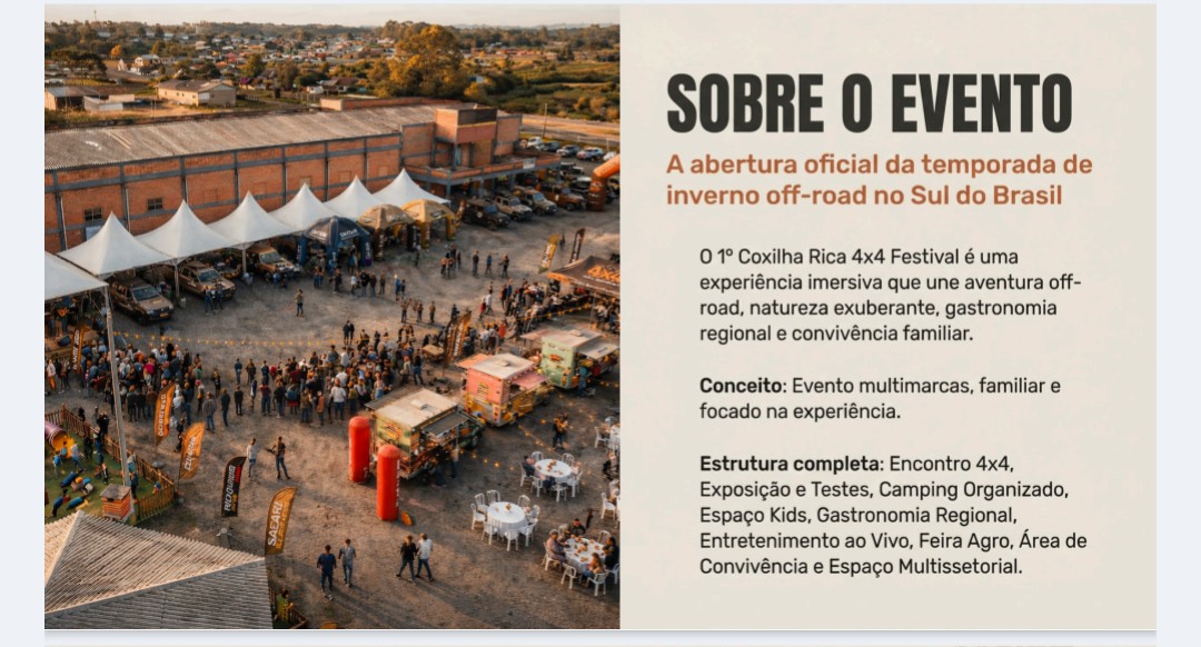 Capão Alto vai sediar a primeira edição do Coxilha Rica 4×4 Festival