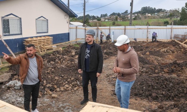 Lucas Neves visita obras em Lages e reforça investimentos nos bairros